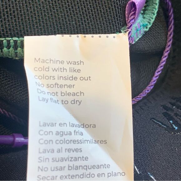 Yitty Spotlight Shaping High Rise Teal and Black Leggings Size Large - Picture 7 of 9